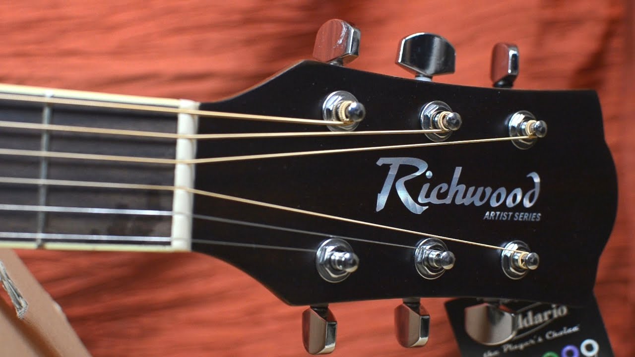 Richwood RD16 acoustic guitar unboxing & first look YouTube