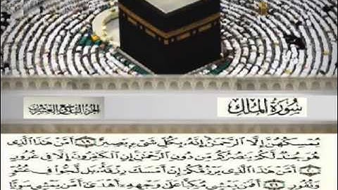 Tawfik As Sayegh الشيخ توفيق الصائغ سورة الملك والقلم