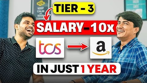 TCS to Amazon in 1 year | 10X hike
