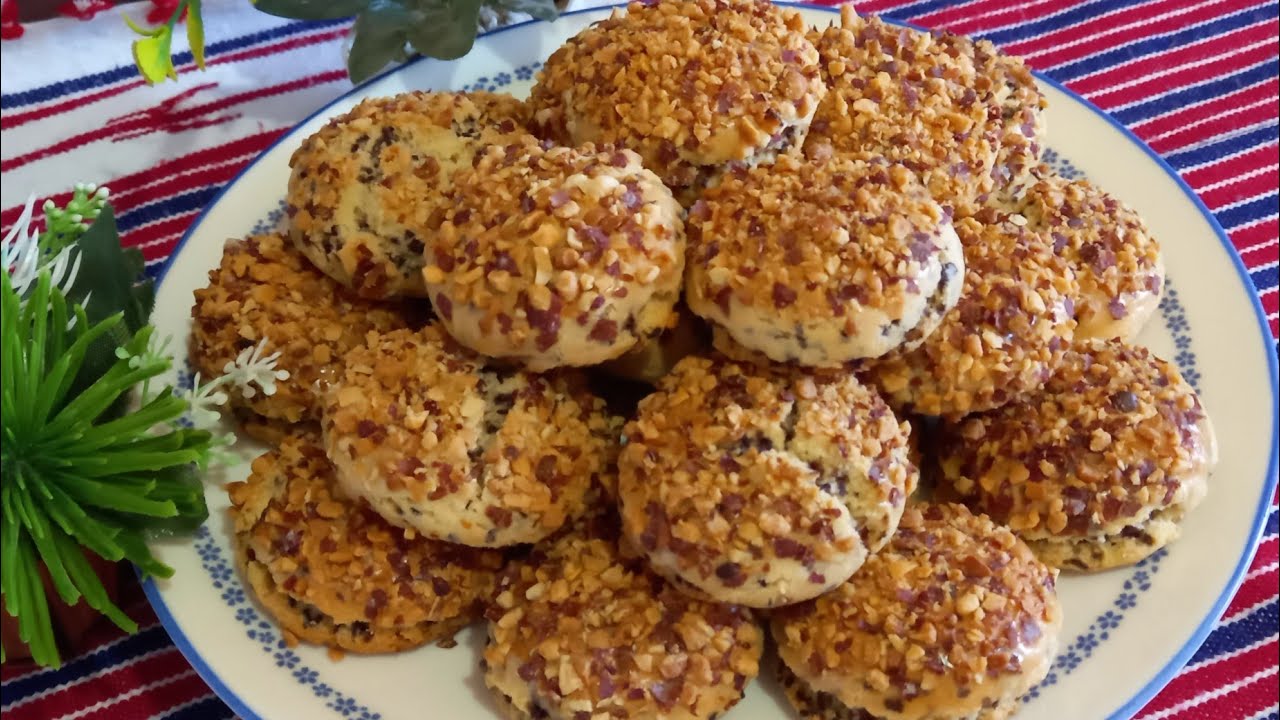 حلوة لشرب الشاي أو القهوة معلكة ولديدة بدون زبدة بمكونات متوفرة بالبيت 😅 حلوة سريعة واقتصادية 👌