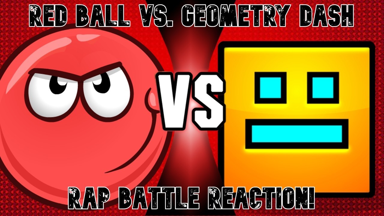 Ball Raps BARS!!! | Red Ball Vs. Geometry Dash Rap Battle REACTION! - YouTube
