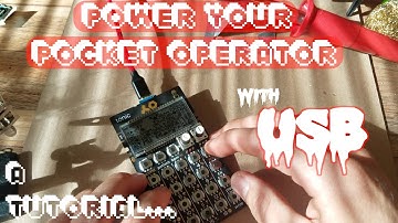USB powered Pocket Operator : a t00torial!