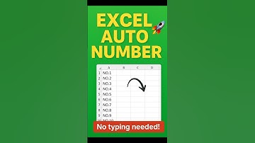 Excel SEQUENCE Formula Hack | Auto Numbering Made Easy!