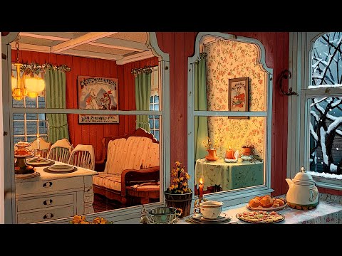 It S Snowing With Vintage Oldies Playing In Another Room On A Snowy Winter Night In The 1950s It S Snowing With Vintage Oldies Playing In Another Room On A Snowy Winter Night In The 1950s