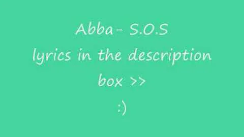 ABBA - SOS karaoke