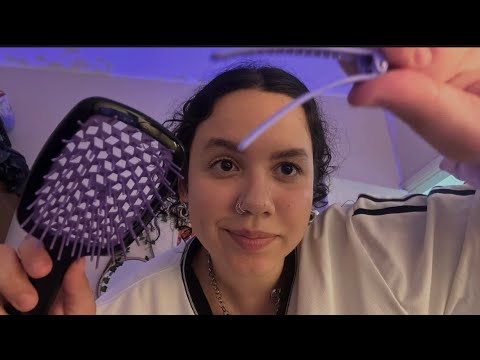 🪮🫧Finalizando seu cabelo cacheado rapidinho ASMR *sons reais*