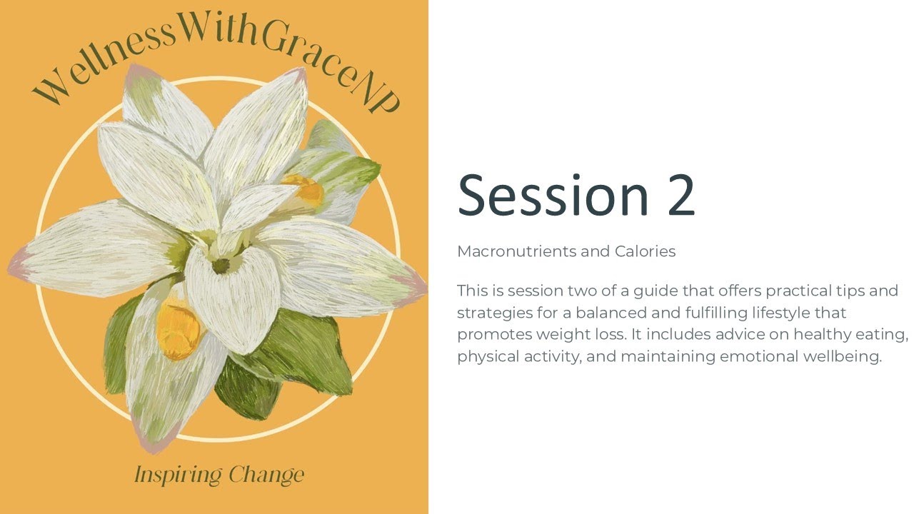 Session 2 Macronutrients and Calories