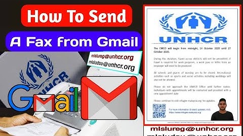 How To Send a Fax from Gmail To UNHCR IN ROHINGYA LANGUAGE||