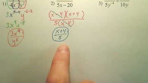 9.4a Rational Expressions  Algebra 2