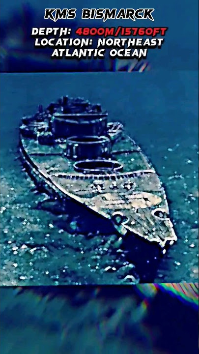 Depth and locations of famous shipwrecks #ships #wreck #sinking #tragedy #ww1 #ww2 #ocean #shorts
