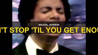 Michael Jackson — Don't Stop 'Til You Get Enough · Rock With You · P.Y.T.