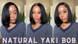 No Styling Needed?! | Ready to Wear Layered Yaki Bob Wig ft. Unice Hair