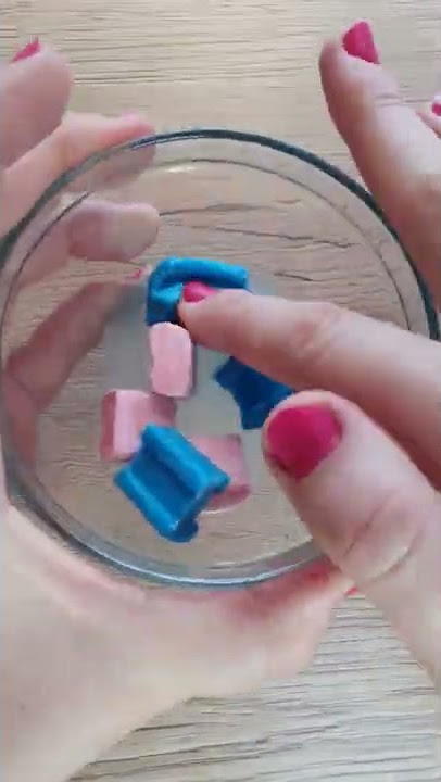 Slime Permen Karet! Slime Dua Rasa yang Bisa Dimakan #shorts