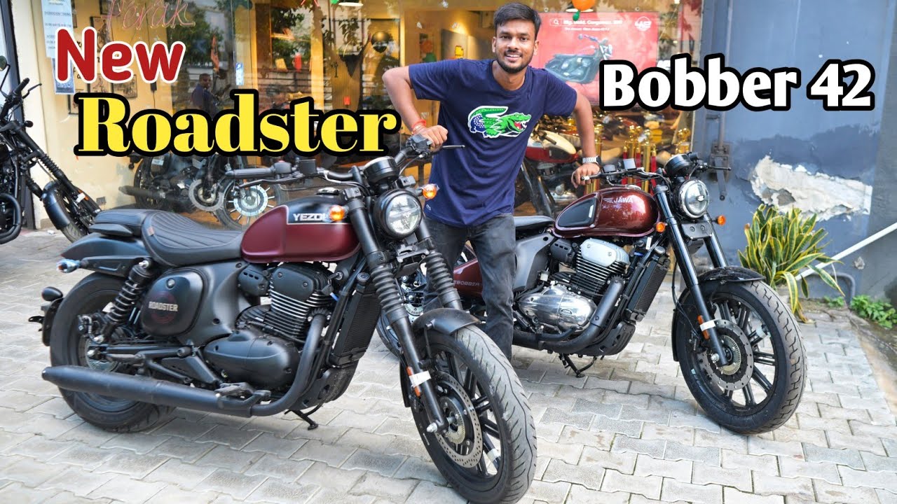 Yezdi Roadster New Model Vs Jawa 42 Bobber Detailed Comparison - YouTube