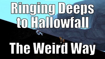 Ringing Deeps to Hallowfall: The Weird Way - WoW Travel Guide - World of Warcraft TWW PTR