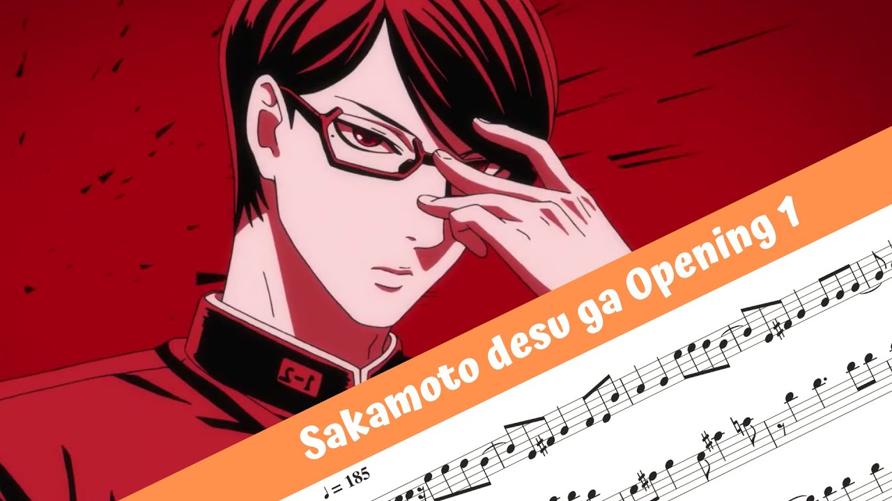 Sakamoto desu ga opening 1 (Flute) 