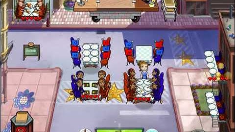 Diner Dash 5: BOOM! - Avenue Flo Level 8 ~ 10