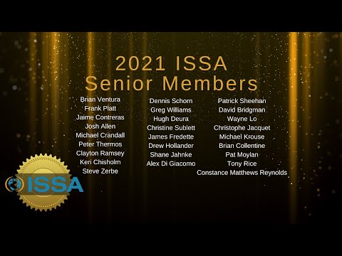 2021 ISSA Senior Members