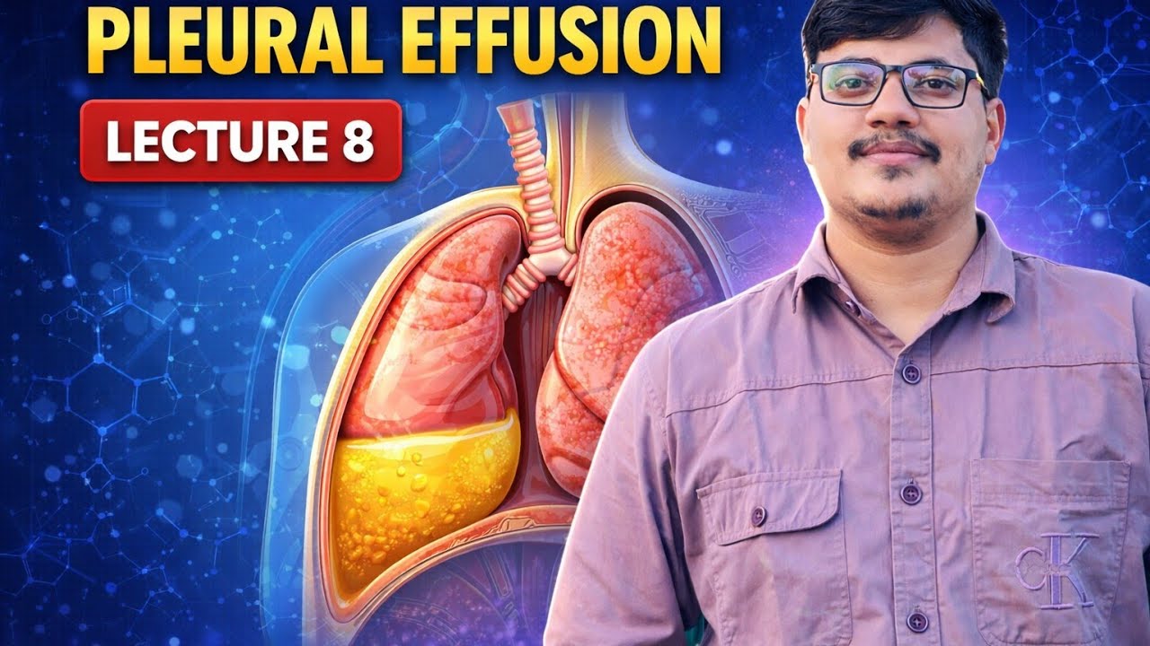 Pleural Effusion One Shot | Complete Nursing Lecture 8 | Easy ExplanationPleuralEffusion#OneShot
