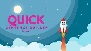 Learn English with Quick Sentence Builder - Lesson 1: Verb Ask