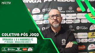 Coletiva pós jogo - Moisés Egert - Ypiranga 1 x 4 Maringá - Série C - 7ª Rodada