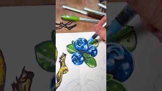 I'm loving these acrylic markers! #acrylicmarkers #acrylicpaintmarkers #paintingprocess #artprocess