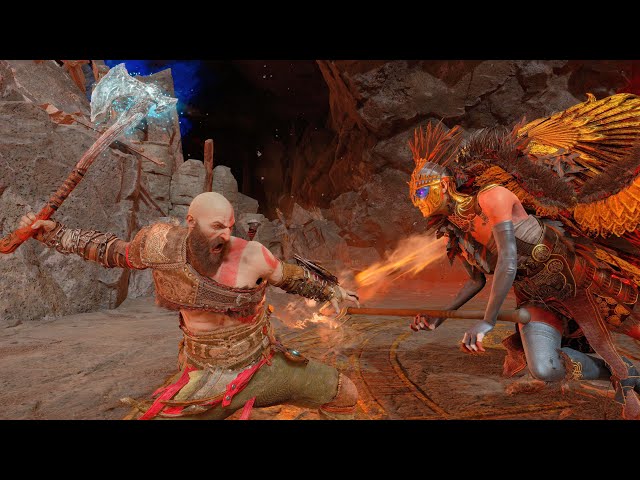 Ω (WORLDS FIRST) True level 1 no upgrade Kratos vs Gna no damage GMGOW Ω class=