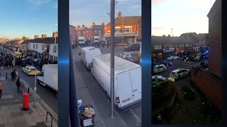 Police In Force At Belgrave Road, Leicester After 17/09/22 Incidents | Distressing Scenes Please |