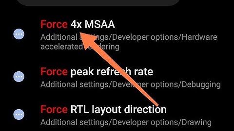 Poco x3 me Force 4x MSSA set kaise kare, Poco X3 developer mode setting