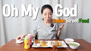 Korean Girl Tries Indian Street Food | Foreigner tries Indian Food | Sassy Kassy