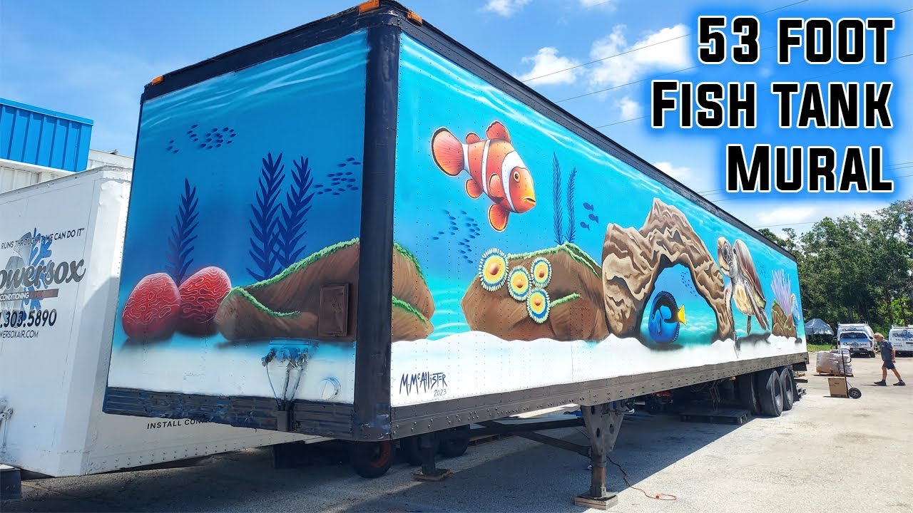Fish Aquarium Mural Venice, Florida YouTube