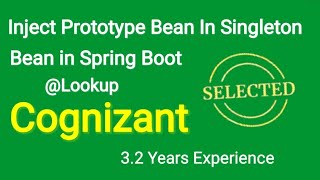 Inject Prototype Bean In Singleton Bean | @Lookup Example In Spring Boot