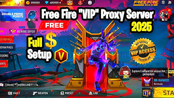After OB50 Update "VIP" Proxy Server 🤯 || Free Fire Proxy Server 🔥🤩 || Full Setup 💯