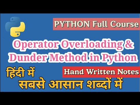 Method Overloading in Python (Hindi) 