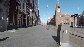 Empty Amsterdam (Damrak, Beursplein)