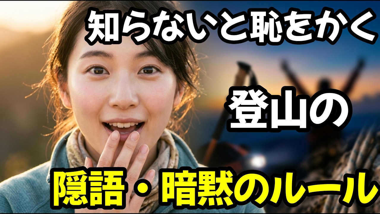 登山を始める前に知っておきたい山の言葉と暗黙ルール14選