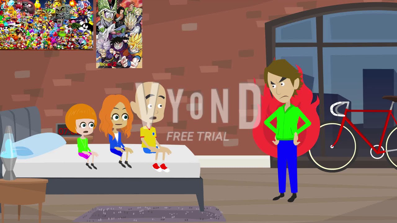 Caillou, Rosie and Daisy flushes classic caillou down the toilet/killed