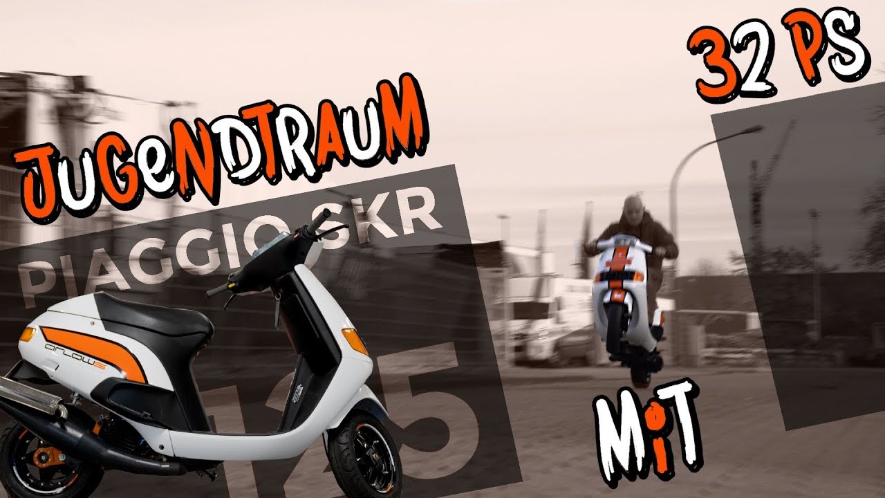2-Takt Jugendtraum mit 32 PS! Piaggio SKR 125 Folge 1 | Philipp Kaess |