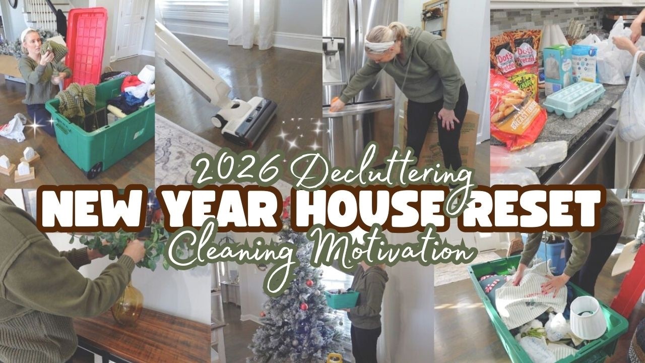 2026 New Year House Reset- Cleaning Motivation