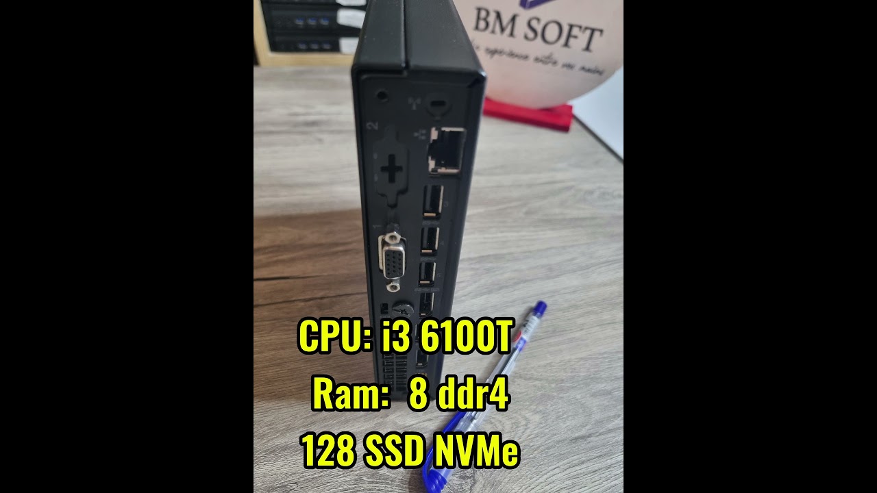 Lenovo ThinkCentre M710q i3 6100T 8/128 ssd