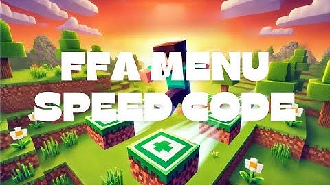 Pocketmine Development - FFAMenu Speed Code