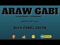 ARAW GABI | Kuya Daniel Razon | Karaoke Version | Male Key #G Minor