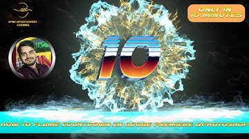 COUNTDOWN 10 to 0 Shock Wave TIMER with Sound Effects 4K//Countdown Timer ( v 212 )10 sec with Voice