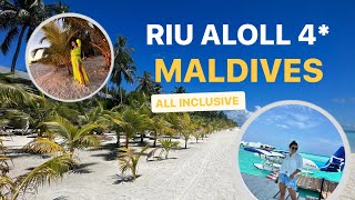 : RIU ATOLL 4* Maldives 2024 review. Room tour, food, beach. English video