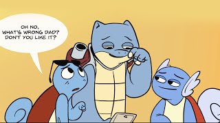 A Squirtle Family - Pokemon Comic Dub (Lil Char & The Gang #8 by Nekoama)