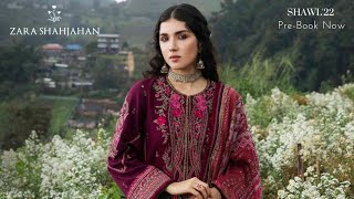Zara Shahjahan Unstitched Winter collection 2022 | ZaraShahjahan new winter collection 2022