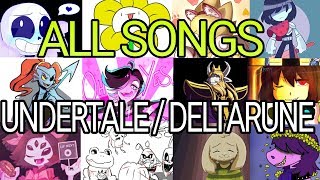 UNDERTALE/DELTARUNE todas las canciones de cada personaje