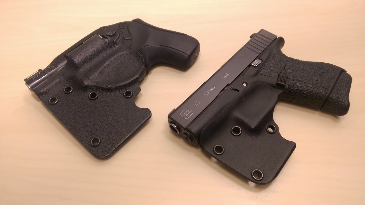 Boraii kydex pocket holster Review Ruger LCR & Glock 43/42 YouTube