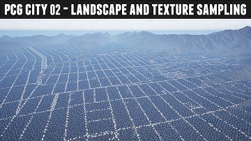PCG City 02  - Landscape and Texture Sampling