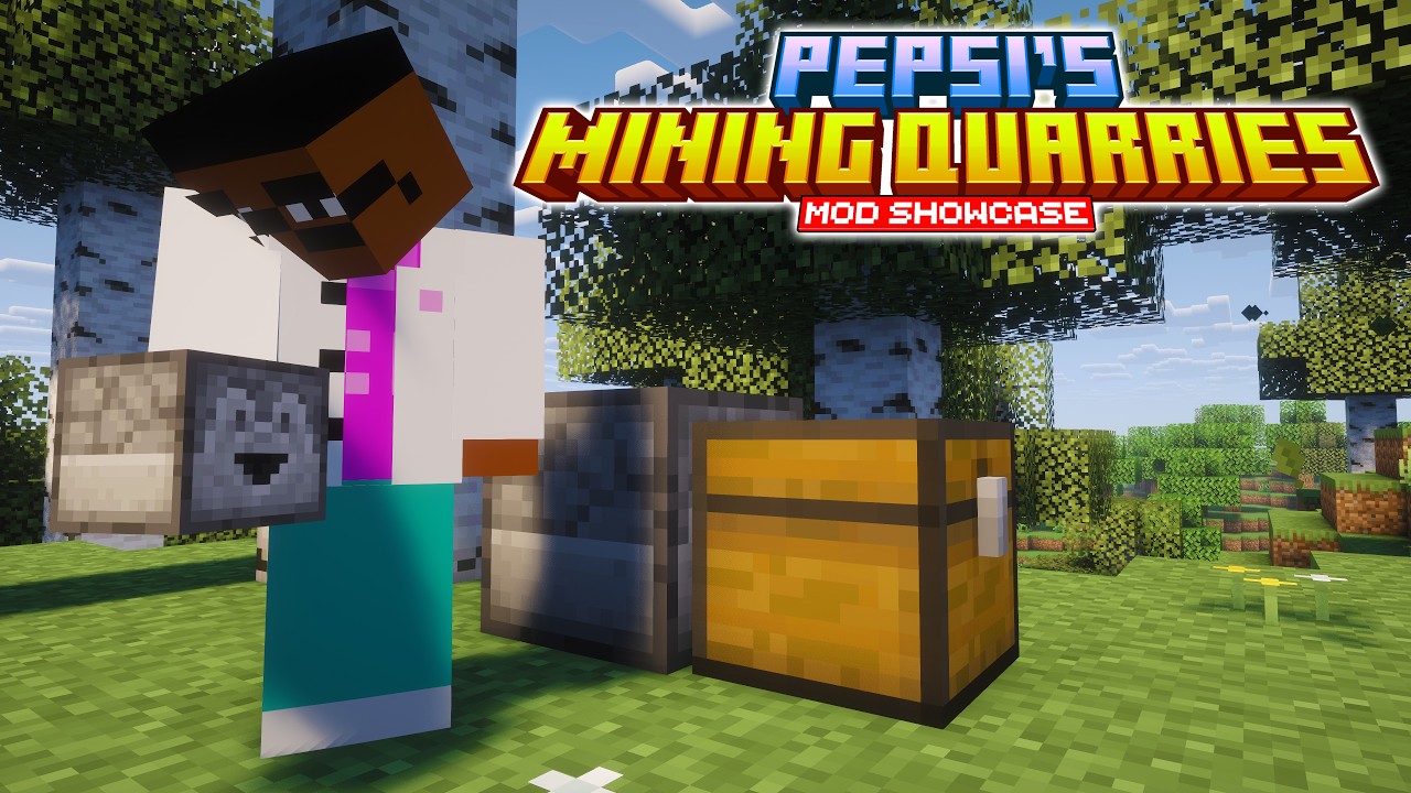 Minecraft: Pepsi's Mining Quarries Mod | Minecraft Mod Showcase